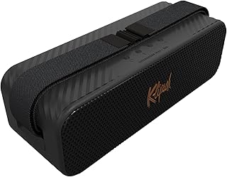 Klipsch Detroit Taşınabilir Bluetooth Hoparlör, Çift 1 inç tweeter ve 3 inç woofer, IP67 toz ve Su Geçirmez Derecesi, Premium Canlı Konser Deneyimi için 20 Saat Çalma Süresi