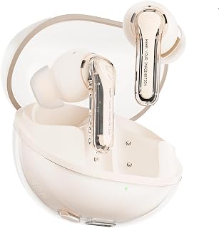 SoundPEATS Clear ENC TWS Bluetooth 5.3 Kulak içi Kablosuz Kulaklık Bej