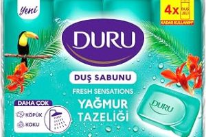 DURU Fresh Sensations Extra Yağmur Ormanı Sabun, 150 Gramx4 — %44 İndirim | Amazon TR Fırsatı
