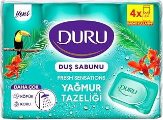 DURU Fresh Sensations Extra Yağmur Ormanı Sabun, 150 Gramx4