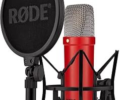 RODE NT1 Signature Series Large-Diaphragm Condenser Mikrofon (Kırmızı) — %23 İndirim | Amazon TR Fırsatı