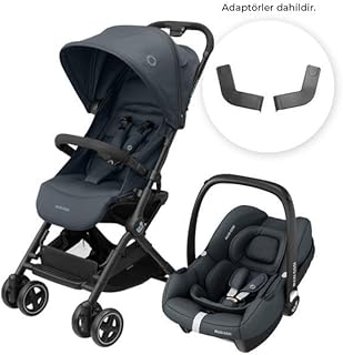 Maxi-Cosi Lara2-CabrioFix I-Size Ultra Kompakt Kabin Boy Seyahat Sistem Bebek Arabası Essential Graphite