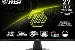 MSI 27″ MAG 27C6F Gaming Monitör, FHD, 16:9 Curve 1500R, Rapid VA 180Hz 1ms, Adaptive-Sync — %27 İndirim | Amazon TR Fırsatı