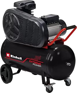 Einhell TE-AC kompresör 430/50/10 (3000 W, maksimum 10 bar, 50 l hazne, 430 l/dk pompalama kapasitesi, 2850 devir/dakika motor devri, basınç düşürücü, manometre, hızlı bağlantı)