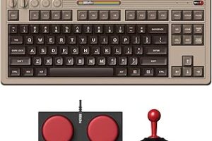 8BitDo Retro Mekanik Klavye, Bluetooth/2.4G/USB-C Hot Swappable Oyun Klavyesi, 87 Tuşlu, Çift Süper Düğmeli ve Süper Çubuklu, Windows ve Android için – C64 Edition – QWERTY İngilizce Klavye — %37 İndirim | Amazon TR Fırsatı