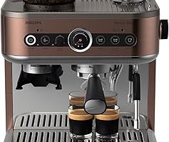 Philips Barista Brew Yarı Otomatik Espresso Makinesi, Öğütücü — %50 İndirim | Amazon TR Fırsatı