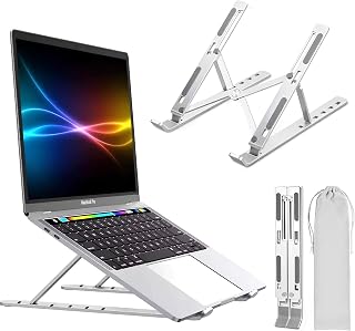 AEE® Taşınabilir Metal Laptop Standı,Bez Stand Taşıma Çantası Hediyeli,Notebook Stant Tüm Laptoplarla Uyumlu Bilgisayar Stantı Kaymaz Stant Dizüstü Bilgisayar Stantları — %25 İndirim | Amazon TR Fırsatı