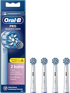Oral-B Sensitive X-Filament Şarjlı Diş Fırçası Yedek Başlığı 4 Adet