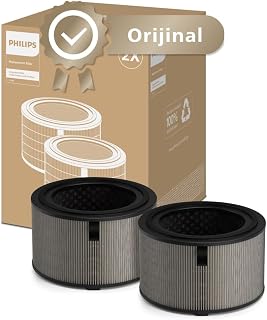 Philips AC3210, AC3220 ve AC3221 Hava Temizleyiciler için Orijinal HEPA Filtresi – Partikülleri ve Polenleri Giderir, 1 Yıla Kadar Kullanım Ömrü, FY3200/30