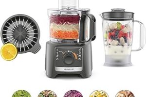 Kenwood MultiPro Compact FDP31.360GY, mutfak robotu, yoğurma ve dilimleme diski, narenciye presi, 1,2 l blender, 2 hız + darbe, kase 2,1 l, 800 W, gri — %33 İndirim | Amazon TR Fırsatı
