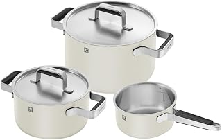 ZWILLING Pure 3 Parça Fildişi Rengi Tencere Seti