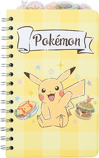 Silver Buffalo Pikachu, Yamper, Piplup ve Eevee İçeren Pokemon Spiral Sekmeli Defter, 8