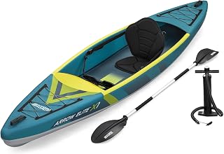 Bestway Arrow Elite X1 Kayak Seti, 12 ft x 29 İnç x 12 İnç veya 3,65 m x 73 cm