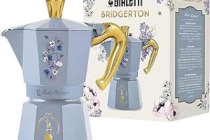 Bialetti – Moka Express Bridgerton: 6 Cups Ocak Üstü Espresso Pişirici – 270ml – Mavi Renk – Alüminyum Gövde – Patentli Güvenlik Valfi – Tüm Ocak Türleri İçin Uygundur (İndüksiyon Hariç) — %30 İndirim | Amazon TR Fırsatı