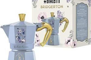 Bialetti – Moka Express Bridgerton: 3 Cups Ocak Üstü Espresso Pişirici – 130ml – Mavi Renk – Alüminyum Gövde – Patentli Güvenlik Valfi – Tüm Ocak Türleri İçin Uygundur (İndüksiyon Hariç) — %30 İndirim | Amazon TR Fırsatı