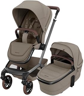 Maxi-Cosi Fame Portbebeli Led Işıklı Entegre Telefon Şarj Üniteli Premium Bebek Arabası Twillic Truffle