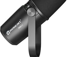 Relacart PM2 Black | Kardioid Dinamik Podcast Mikrofonu | USB-C & XLR (PC | Mac | iOS | Android Uyumlu) — %22 İndirim | Amazon TR Fırsatı