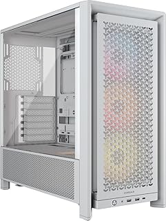 CORSAIR Frame 4000D RS ARGB Modüler Mid-Tower ATX Bilgisayar Kasası, 3x RS ARGB Fan, InfiniRail Fan Montaj, Ters Konnektör Uyumlu (CC-9011346-WW)