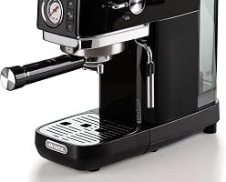 Ariete Espresso Slim Metal 1381, manometreli kahve makinesi, kahve tozu ve ESE kapsülleri ile uyumlu, 15 bar Max, filtre 1 veya 2 fincan, Cappuccino başlığı, 1300 W, Siyah — %20 İndirim | Amazon TR Fırsatı