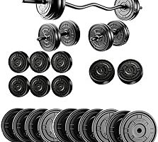 Moccastyle 68 Kg Z-Barlı Megaset Halter Seti Ve Dambıl, Ağırlık,Fitness — %20 İndirim | Amazon TR Fırsatı