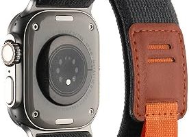 PSR aksesuar Apple Watch Ultra 49mm ile uyumlu Hasır Kordon Strap Kayış-Siyah-Gri — %28 İndirim | Amazon TR Fırsatı