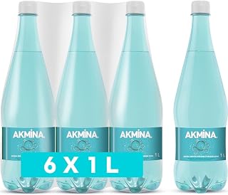 Akmina Doğal Zengin Mineralli Maden Suyu 6×1 L — %31 İndirim | Amazon TR Fırsatı
