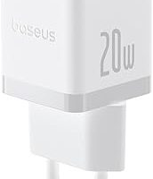 Baseus 20W Hızlı Şarj Cihazı, Palm 1C USB-C Duvar Adaptörü, BCT Soğutma Teknolojisi ve Akıllı Çip Koruması, Kompakt Şarj Başlığı, Beyaz — %30 İndirim | Amazon TR Fırsatı