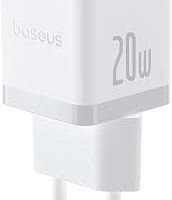 Baseus 20W Hızlı Şarj Cihazı, Palm 1C USB-C Duvar Adaptörü, BCT Soğutma Teknolojisi ve Akıllı Çip Koruması, Kompakt Şarj Başlığı, Beyaz — %20 İndirim | Amazon TR Fırsatı
