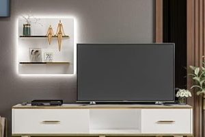 Inarch Dizayn Aren Işıklı Tv Ünitesi Beyaz — %40 İndirim | Amazon TR Fırsatı