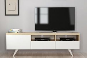 Inarch Dizayn Brüksel Tv Ünitesi Beyaz – Safir Meşe — %40 İndirim | Amazon TR Fırsatı