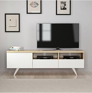 Inarch Dizayn Brüksel Tv Ünitesi Beyaz - Safir Meşe
