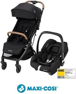Maxi-Cosi Eva-Cabriofix I-Size Otomatik Katlanan Seyahat Sistem Kompakt Bebek Arabası Black