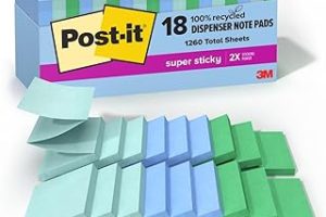 Post-it Süper Yapışkan%100 Geri Dönüştürülmüş Açılır Notlar, Oasis Koleksiyonu, 3 inç x 3 inç, 70 Yaprak, 18 Ped, Okul Malzemeleri ve Ofis Ürünleri — %33 İndirim | Amazon TR Fırsatı