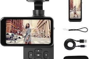 AgfaPhoto Realimove MC3X mini kamera, stabilize, 3 eksenli, Full-HD video, LCD ekran, WiFi bağlantısı, lityum pil, siyah — %23 İndirim | Amazon TR Fırsatı