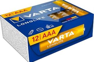 VARTA Longlife AAA Alkalin İnce Pil, LR03, 1,5 V, 12’li Paket — %28 İndirim | Amazon TR Fırsatı