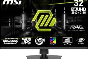 MSI 31.5 MAG 322URDF E16, Gaming Monitör, UHD, 16:9, Flat, Rapid IPS, 160Hz, 0.5ms, FreeSync Premium — %26 İndirim | Amazon TR Fırsatı