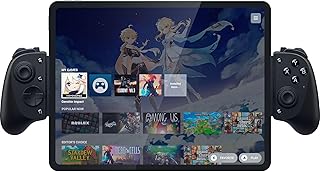 Razer Kishi V3 Pro XL - Tam boyutlu tabletler için USB-C oyun kumandası - 13 inç'e kadar iPad'ler ve Android tabletler - Tak ve Çalıştır - Kaymayı önleyen analog çubuklar, Siyah