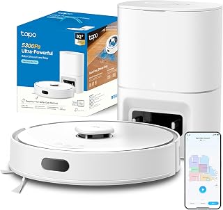 Tapo RV30 Max Plus Robot Süpürge, Silme Fonksiyonlu ve Otomatik Emiş İstasyonlu, 5300Pa Ultra Güçlü Emiş Gücü, LiDAR + IMU Dual Navigasyon, Alexa ve Google Asistan Ses Kontrolü — %20 İndirim | Amazon TR Fırsatı