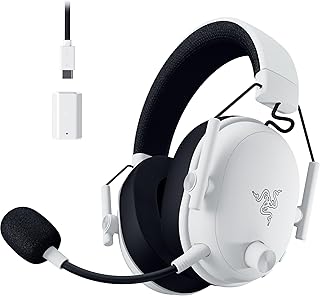 Razer BlackShark V3 - Kablosuz E-Spor Kulaklık - TriForce 50mm Sürücü - Çıkarılabilir Geniş Bant Mikrofon - THX Spatial Audio - Kablosuz 2,4 GHz & Bluetooth - FPS Profilleri - PC/Mac | Beyaz
