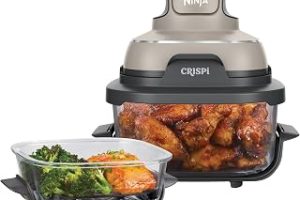 Ninja CRISPi 4-in-1 Taşınabilir Cam Hazneli Pişirme Sistemi – Stone FN101EUST — %23 İndirim | Amazon TR Fırsatı
