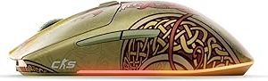 SteelSeries CS2 Dragon Lore Counter-Strike Wireless Gaming Mouse – 2.4GHz & Bluetooth — 18.000 DPI TrueMove Air Optik Sensör — %23 İndirim | Amazon TR Fırsatı