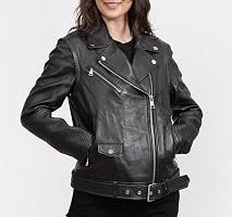 Karl Lagerfeld Kadın Deri Mont, Siyah, 42 Beden — %45 İndirim | Amazon TR Fırsatı