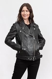 Karl Lagerfeld Kadın Deri Mont, Siyah, 42 Beden — %45 İndirim | Amazon TR Fırsatı