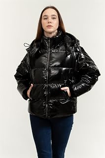 Karl Lagerfeld Şişme Mont, L, Şişme Mont, Siyah, Kadın, 245W1503