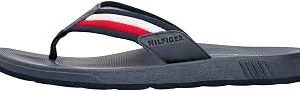 TOMMY HILFIGER TOMMY HILFIGER Erkek Marka Logolu Günlük Kullanıma Uygun Mavi Terlik FM0FM05803 0GY — %25 İndirim | Amazon TR Fırsatı