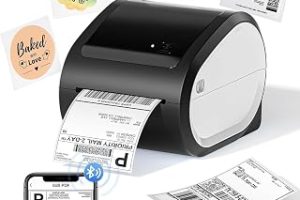 Bluetooth Termal Etiket Yazıcısı – Yüksek Kaliteli Baskı Kargo Etiket Yazıcısı, 10x15cm Kağıt Boyutu Desteği, Dakikada 72 Etiket Baskısı, App Kontrollü, Tüm Cihazlarla Uyumlu Barkod Etiket Makinesi — %22 İndirim | Amazon TR Fırsatı
