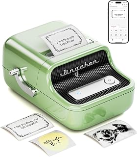 Nostaljik Bluetooth Termal Etiket Yazıcısı - Yüksek Kaliteli Baskı, Kargo Etiket Yazıcısı, 20-50mm Kağıt Boyutu Desteği, App ile Kontrol, Tüm Cihazlarla Uyumlu, Ev Ofis İçin Barkod Etiket Yazıcısı