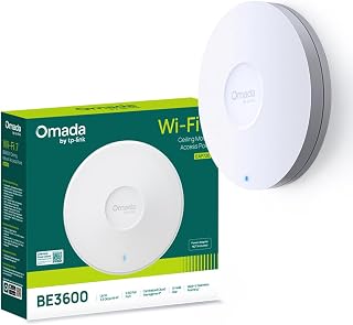 TP-Link Omada EAP720 WiFi 7 tavan erişim noktası, BE5000 çift bant, 4 akış aralığı, 1 x 2,5 Gigabit PoE+ desteği, 140㎡ kadar kapsama alanı, 250 + eş zamanlı istemci, şeffaf saydam, Omada — %21 İndirim | Amazon TR Fırsatı