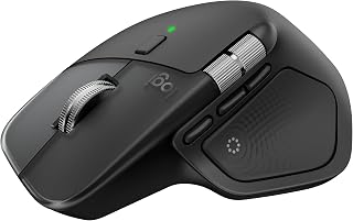 Logitech MX Master 4, ergonomik kablosuz fare, gelişmiş, güçlü, dokunma geri bildirimi, ultra hızlı kaydırma, USB-C üzerinden şarj, Bluetooth, Windows, MacOS – Grafit — %20 İndirim | Amazon TR Fırsatı