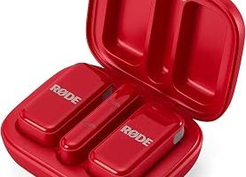 RØDE Wireless Micro – Akıllı Telefon ve Bilgisayar Uyumlu Kompakt Kablosuz Mikrofon seti, Şarj Kutulu, İki verici, Bir alıcı, USB-C, Kırmızı — %26 İndirim | Amazon TR Fırsatı